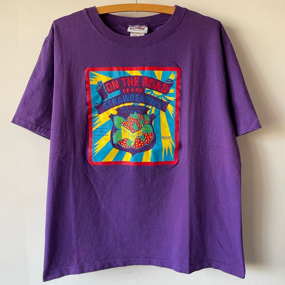 Vintage 90’s Faded Strawberries tee